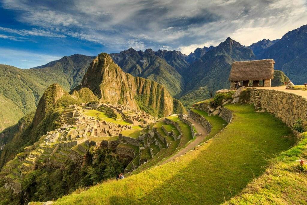Scenic view of Machupicchu during full day train tour from Cusco